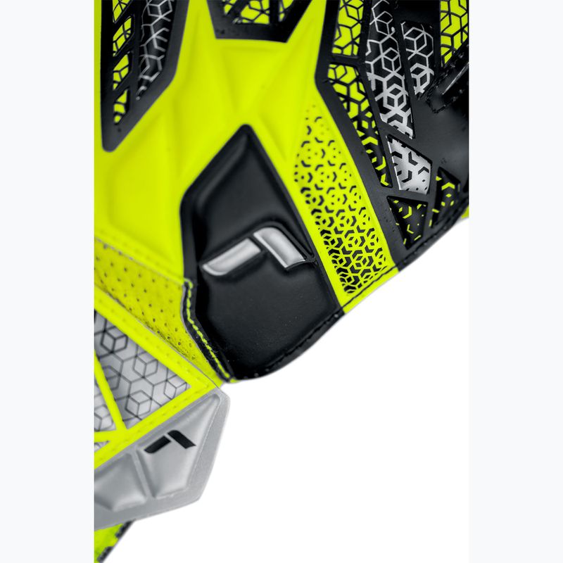 Рукавиці воротарські дитячі Reusch Attrakt Solid Junior safety yellow/silver 6