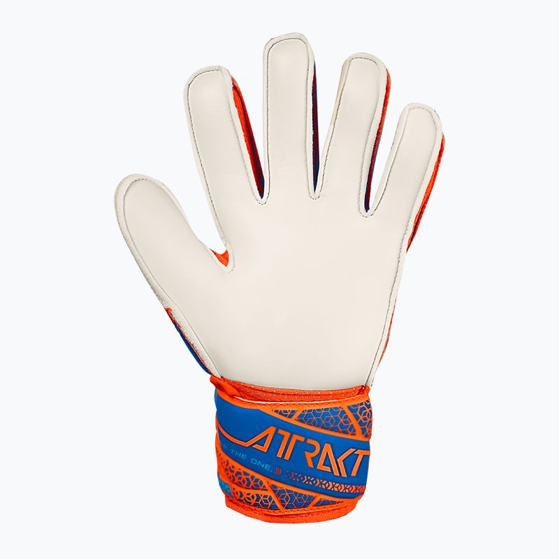 Рукавиці воротарські дитячі Reusch Attrakt Solid Junior shocking orange/blue 3