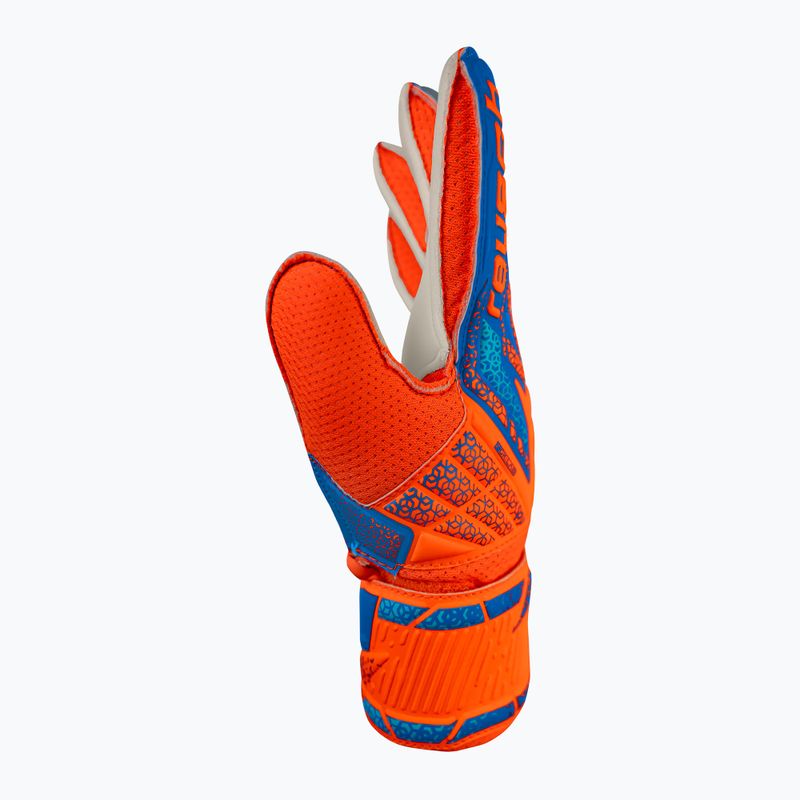 Рукавиці воротарські дитячі Reusch Attrakt Solid Junior shocking orange/blue 4