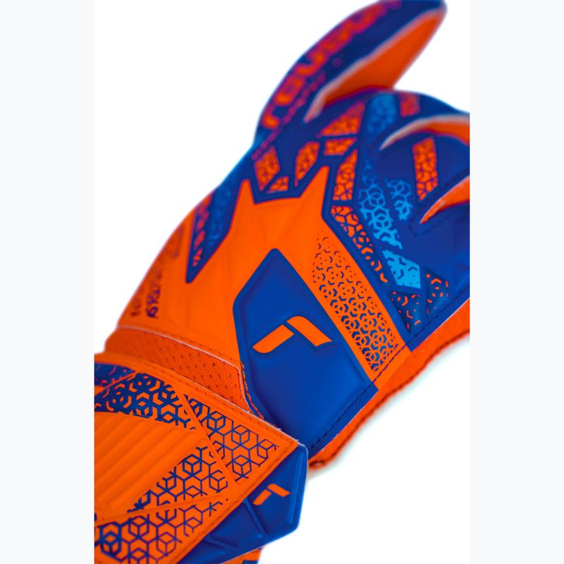 Рукавиці воротарські дитячі Reusch Attrakt Solid Junior shocking orange/blue 6