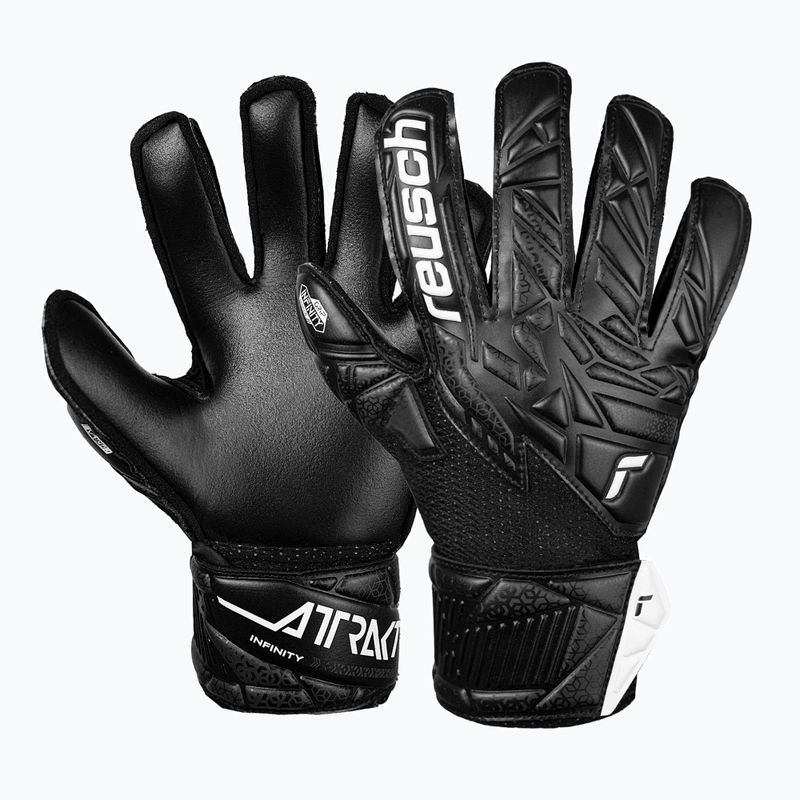 Рукавиці воротарські дитячі Reusch Attrakt Infinity Junior black