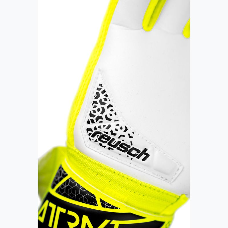 Рукавиці воротарські дитячі Reusch Attrakt Grip Junior safety yellow/silver 7