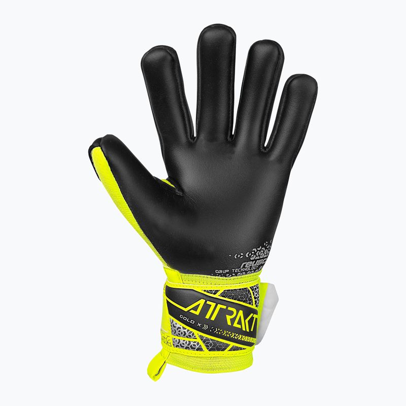 Рукавиці воротарські дитячі Reusch Attrakt Gold X NC Junior safety yellow/silver/black 3