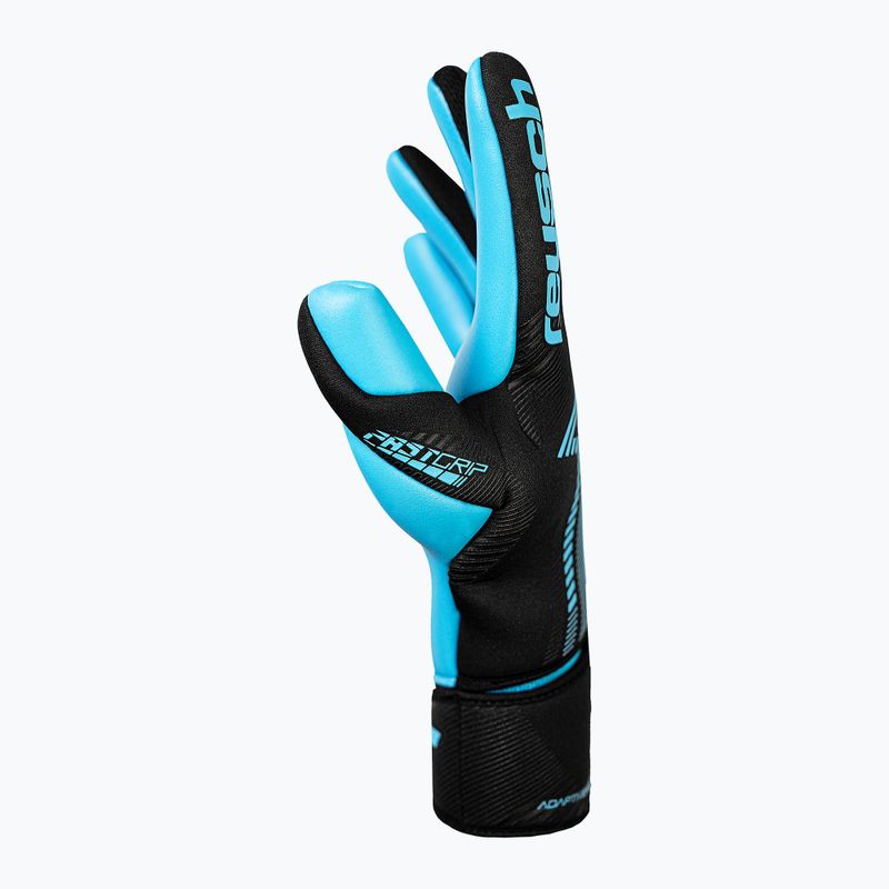 Рукавиці воротарські Reusch Fastgrip Aqua black/aqua blue 4