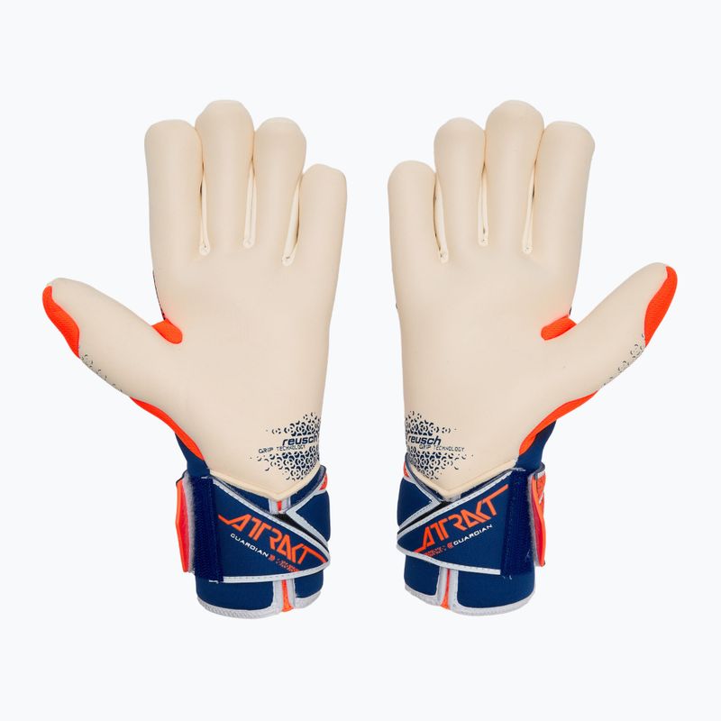 Рукавиці воротарські Reusch Attrakt Gold X Guardian shocking orange/energize blue 3
