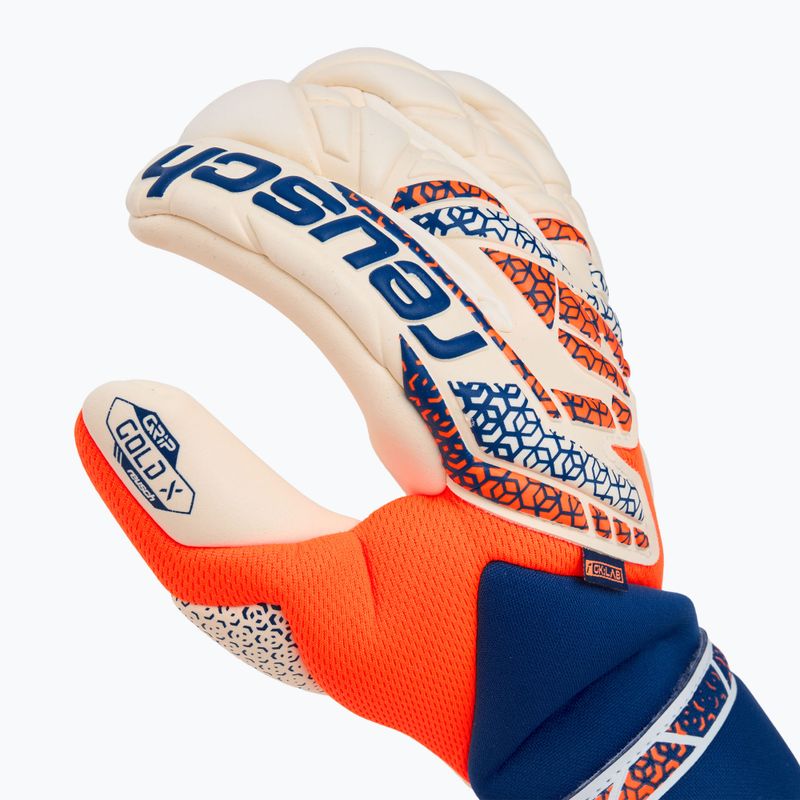 Рукавиці воротарські Reusch Attrakt Gold X Guardian shocking orange/energize blue 4