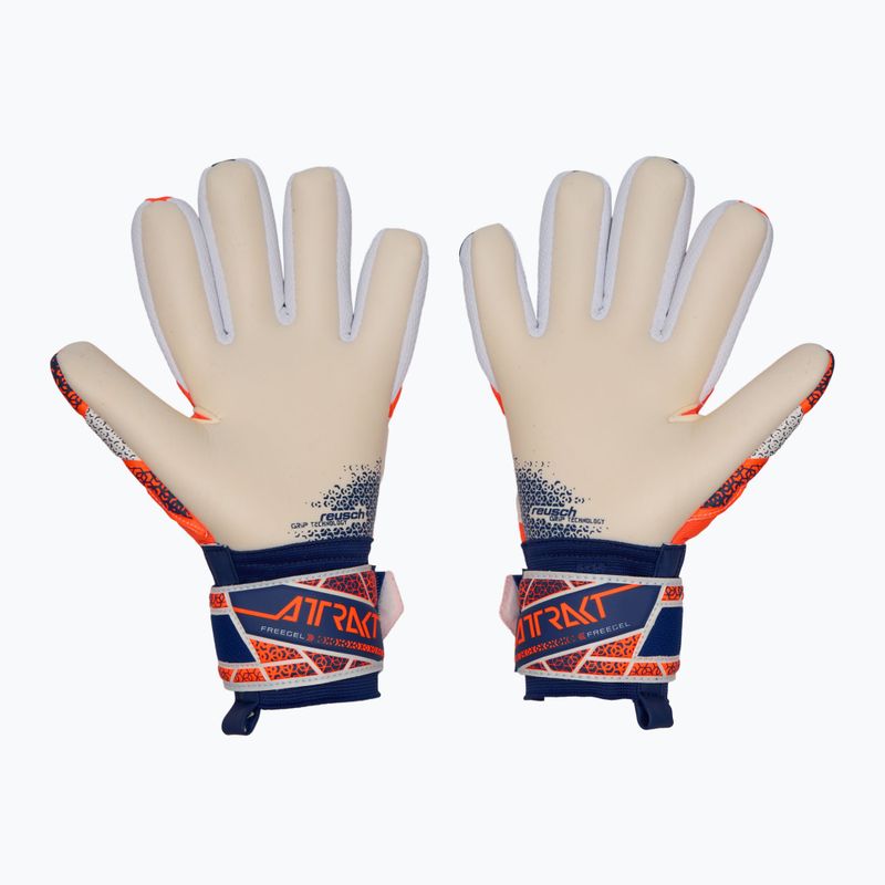 Рукавиці воротарські Reusch Attrakt Freegel Gold NC shocking orange/energize blue shocking orange/energize blue 3