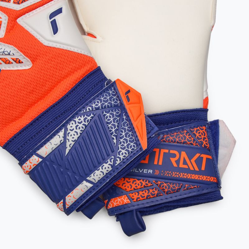 Рукавиці воротарські Reusch Attrakt Silver shocking orange/energize blue 5