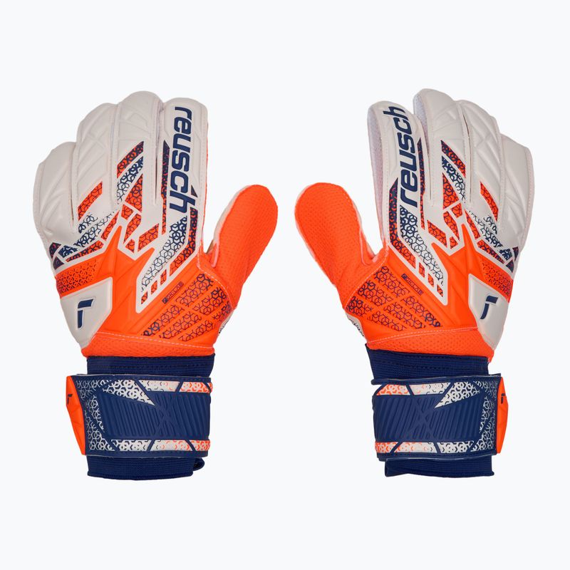 Рукавиці воротарські Reusch Attrakt Solid shocking orange/energize blue 2