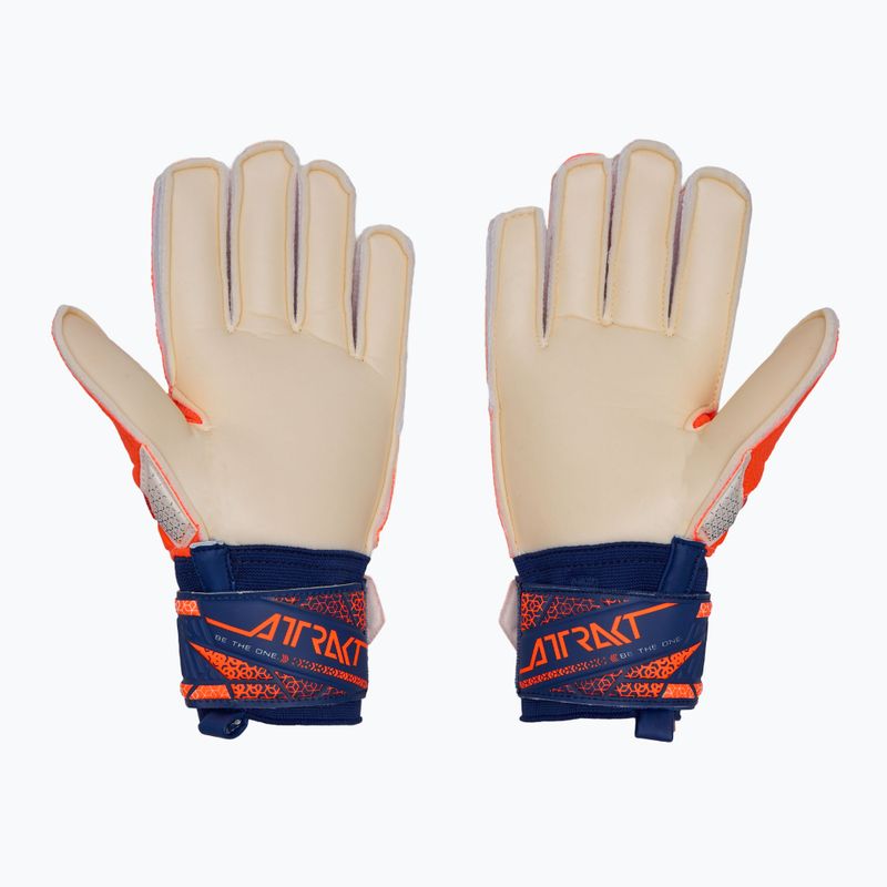 Рукавиці воротарські Reusch Attrakt Solid shocking orange/energize blue 3