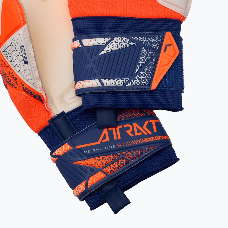 Рукавиці воротарські Reusch Attrakt Silver Junior shocking orange/energize blue 5