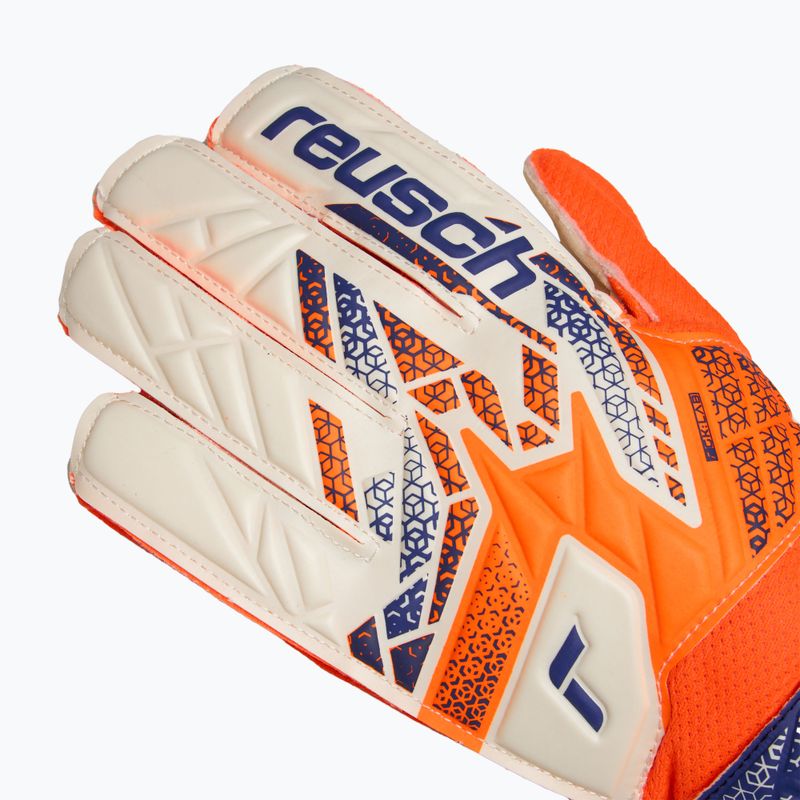 Рукавиці воротарські дитячі Reusch Attrakt Solid Junior shocking orange/energize blue 4