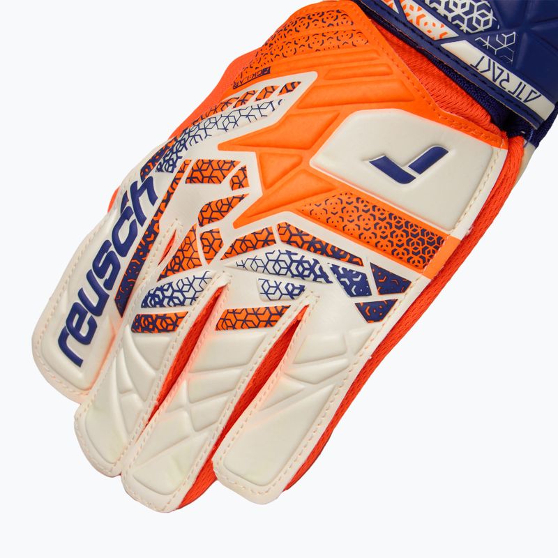 Рукавиці воротарські дитячі Reusch Attrakt Starter Solid Junior shocking orange/energize blue 4