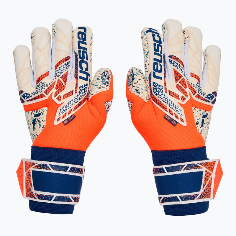 Рукавиці воротарські Reusch Attrakt Fusion shocking orange/energize blue 2