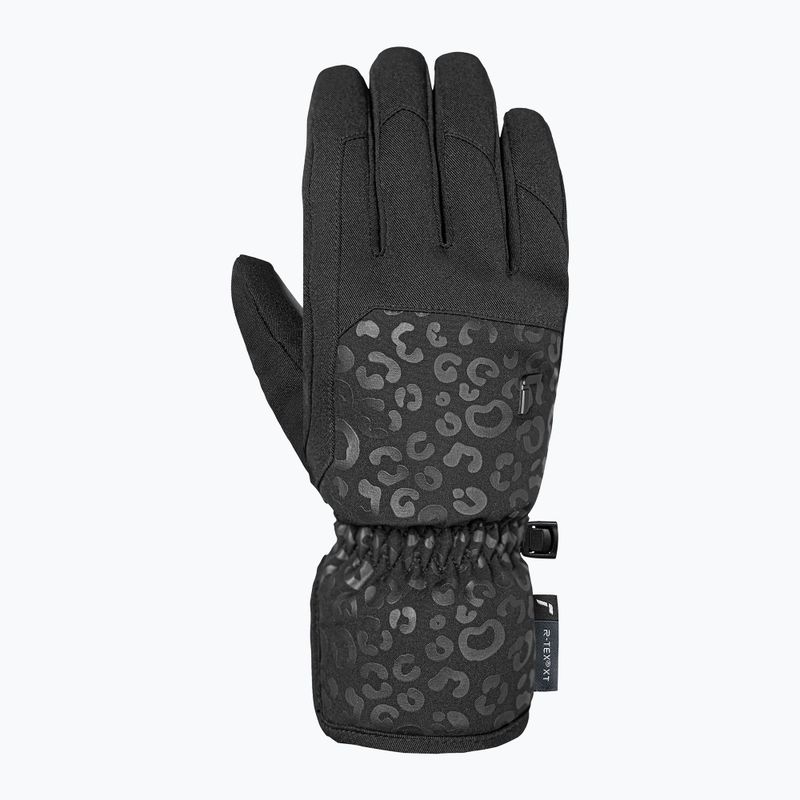 Жіночі лижні рукавички Reusch Keira R-Tex XT black/black leopard 3