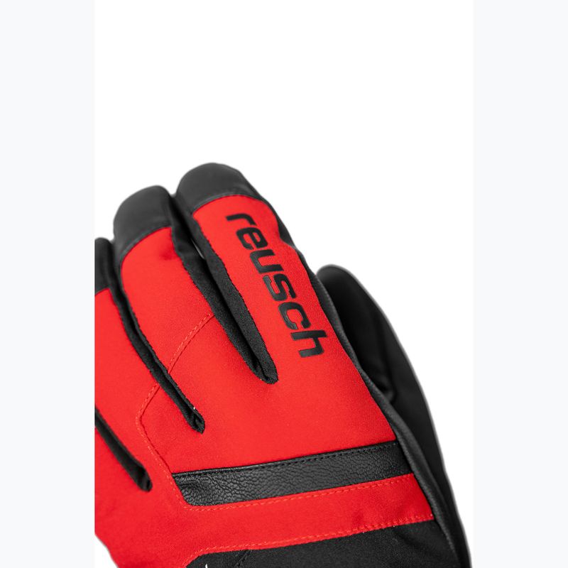 Рукавиці гірськолижні чоловічі Reusch Booster Gore-Tex black/tango red 5