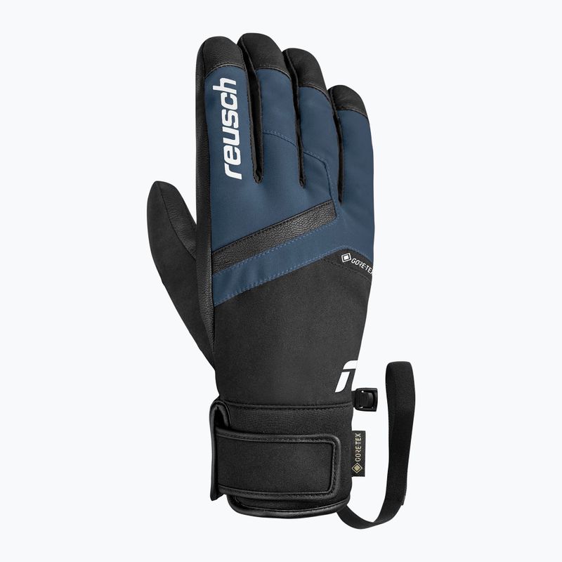 Рукавиці гірськолижні чоловічі Reusch Booster Gore-Tex black/dress blue 3