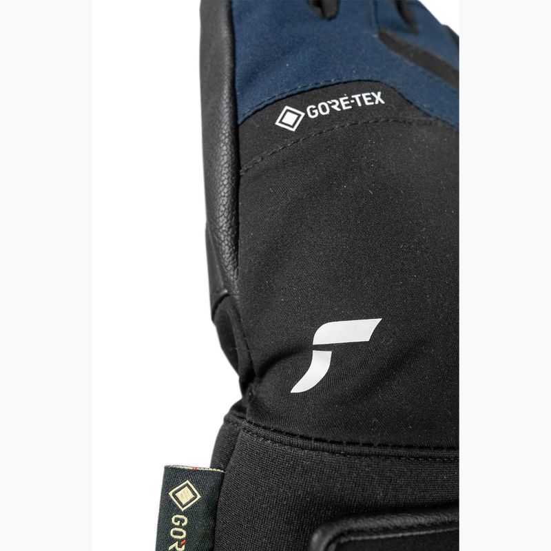 Рукавиці гірськолижні чоловічі Reusch Booster Gore-Tex black/dress blue 7