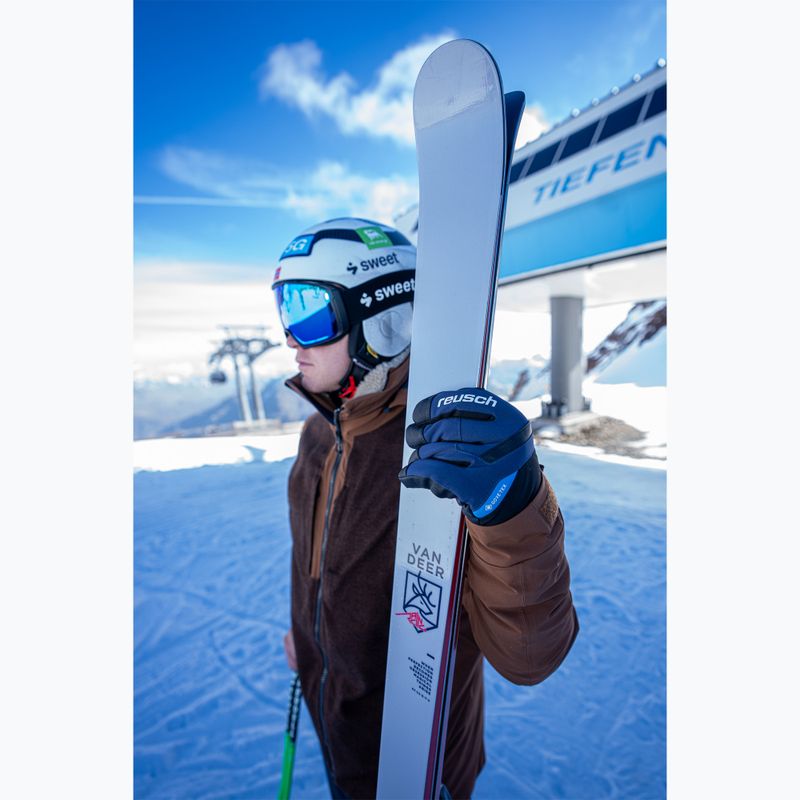 Чоловічі лижні рукавички Reusch Booster Gore-Tex black/dress blue 10