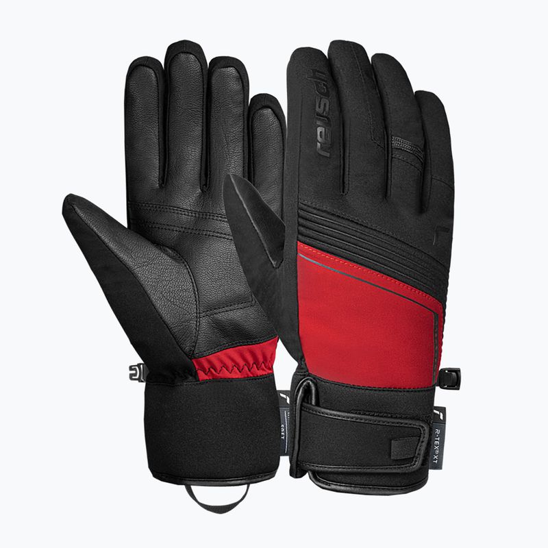 Рукавиці лижні Reusch Louis R-Tex XT black/tango red
