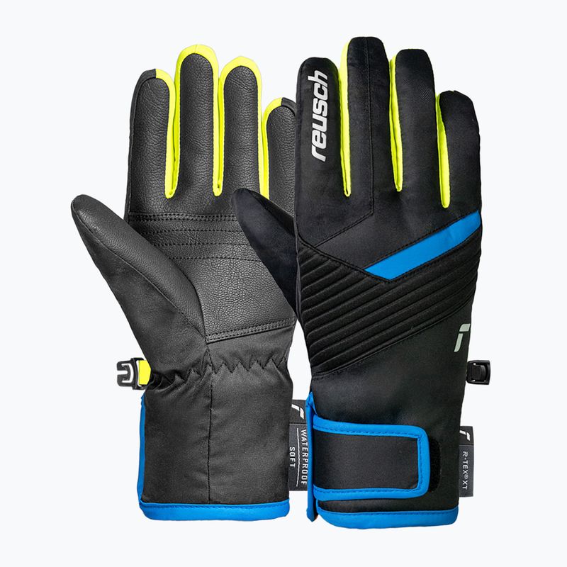 Рукавиці гірськолижні дитячі Reusch Dan R-Tex XT Junior blck/bril blu/safety yell 2