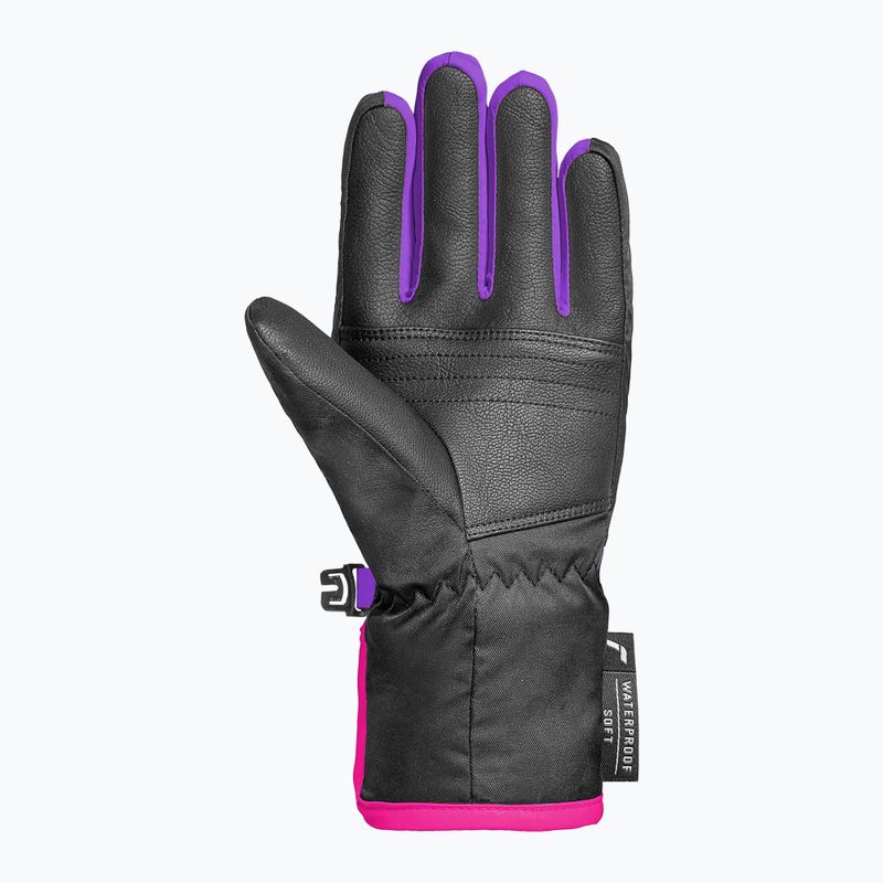 Рукавиці гірськолижні дитячі Reusch Dan R-Tex XT Junior black/pink glo 4