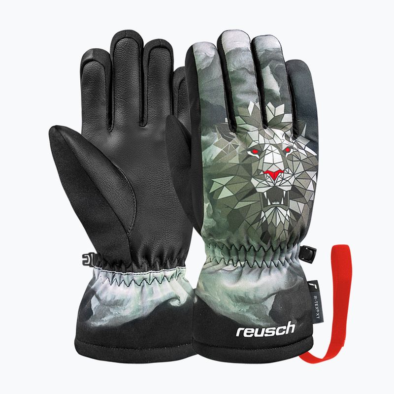 Рукавички лижні дитячі Reusch Carter R-Tex XT blck/silver/fluo red