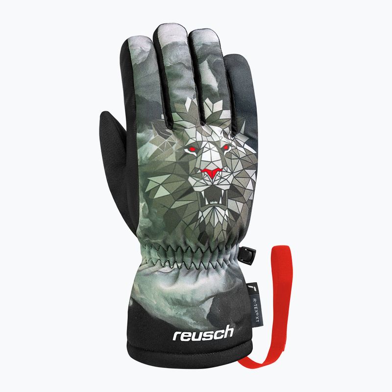 Рукавички лижні дитячі Reusch Carter R-Tex XT blck/silver/fluo red 2