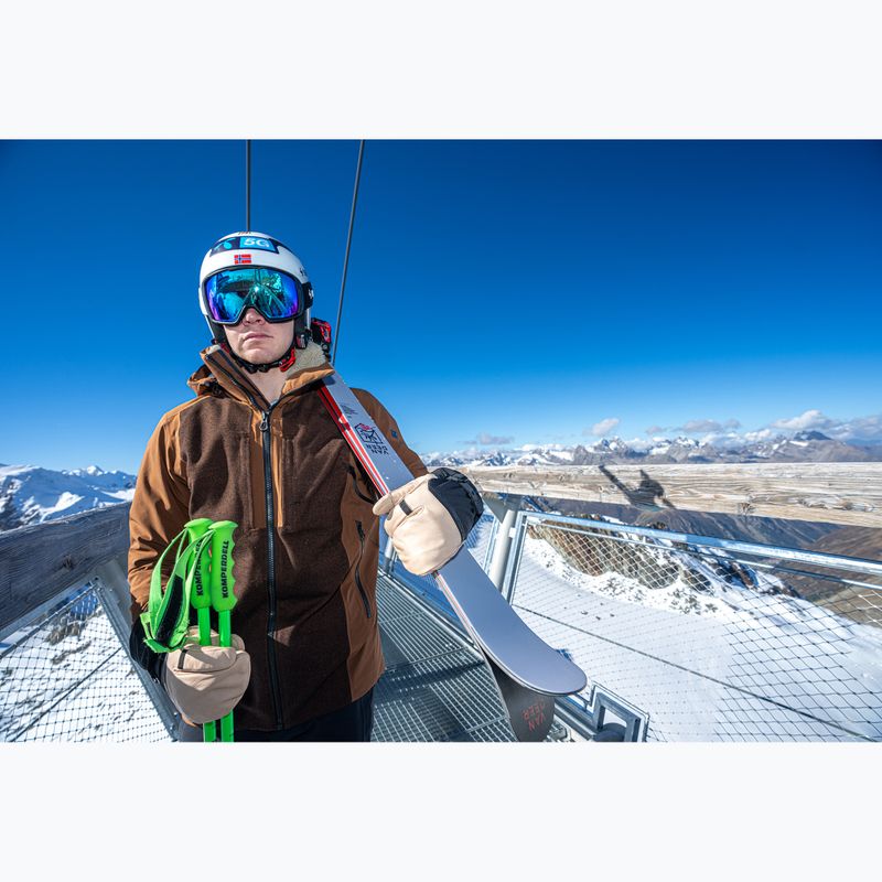 Рукавиці гірськолижні чоловічі Reusch Duality R-Wool Lobster tan/black 10