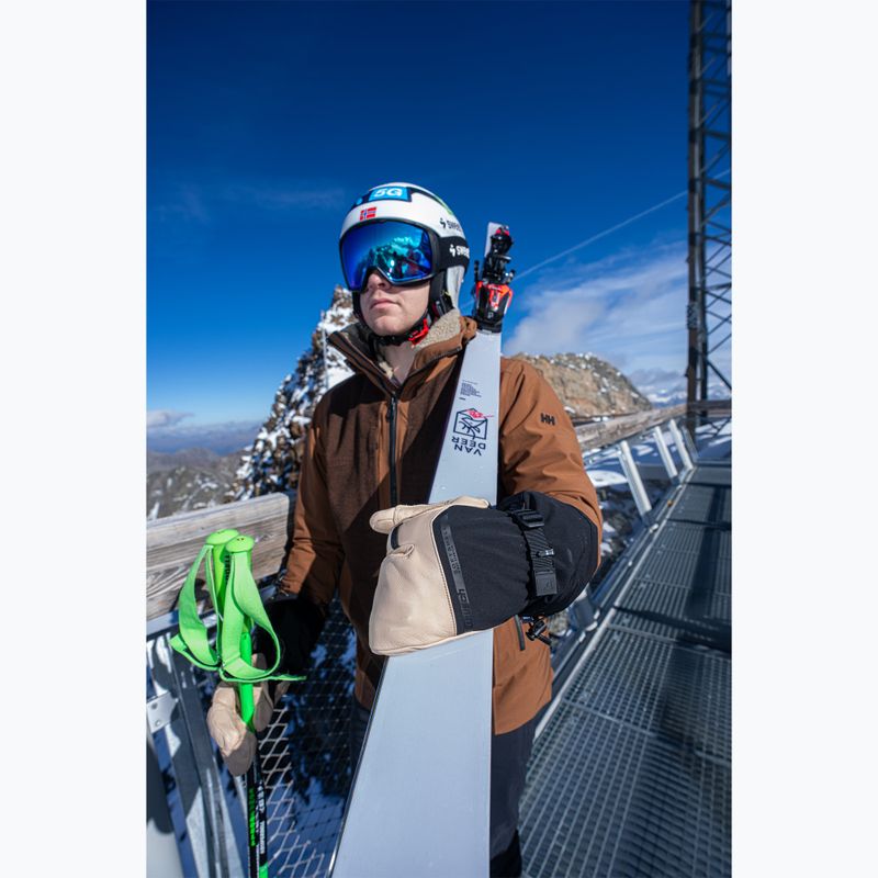 Рукавиці гірськолижні чоловічі Reusch Duality R-Wool Lobster tan/black 11