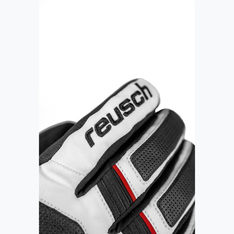 Рукавиці гірськолижні чоловічі  Reusch Thunder R-Tex XT black/white/fire red 5