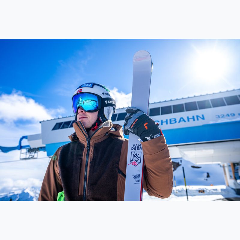 Рукавиці гірськолижні чоловічі Reusch Alpine Master black/silver/fluo red 11