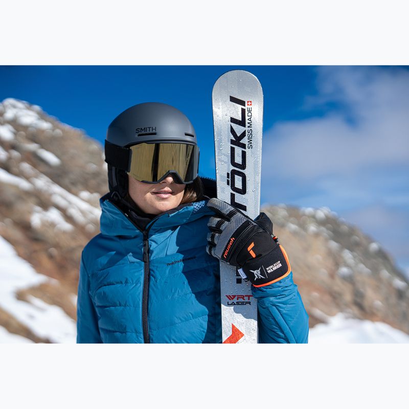 Рукавиці гірськолижні чоловічі Reusch Alpine Master black/silver/fluo red 12