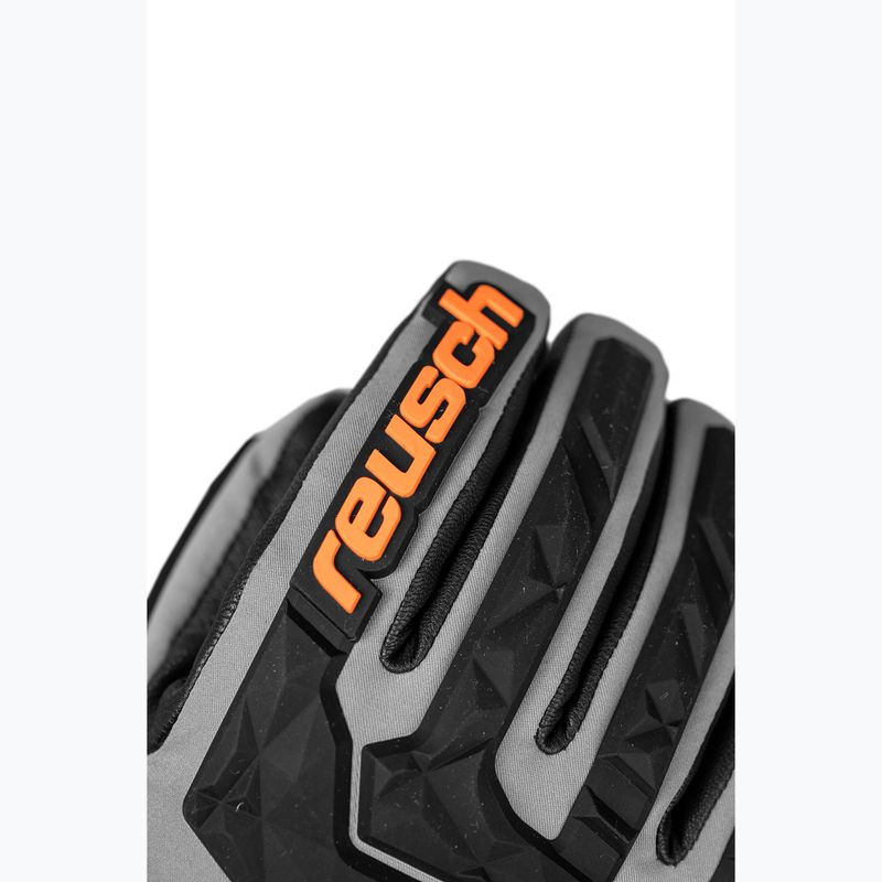 Рукавиці гірськолижні чоловічі Reusch Ultra steel grey / black / shoc 5