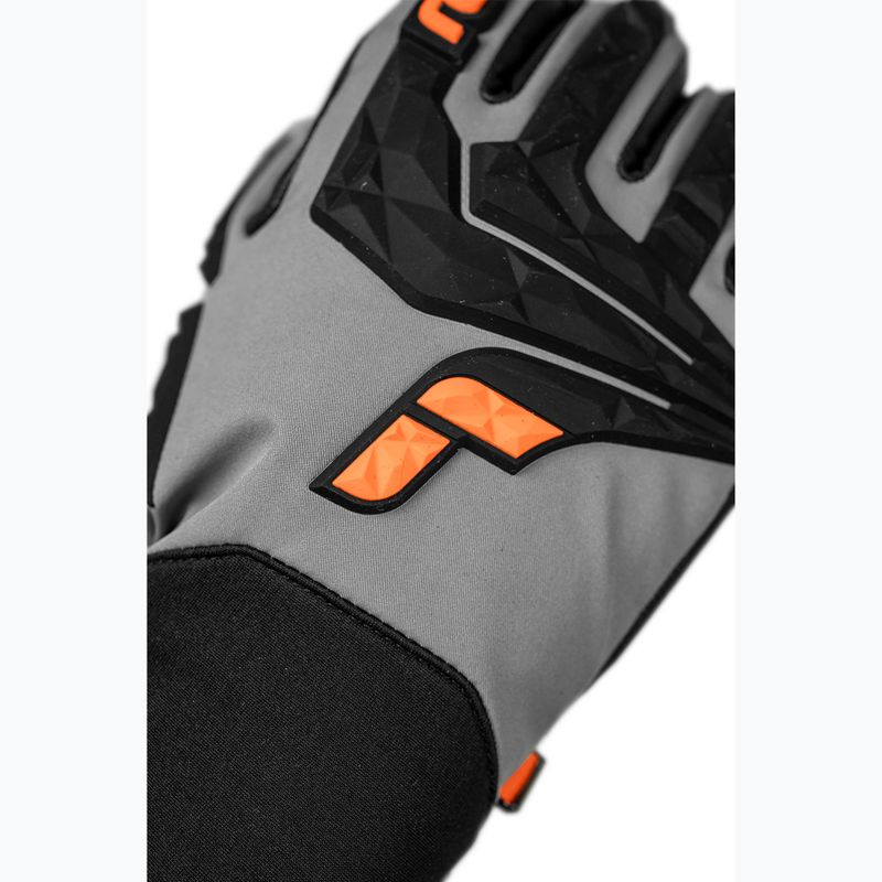 Рукавиці гірськолижні чоловічі Reusch Ultra steel grey / black / shoc 6
