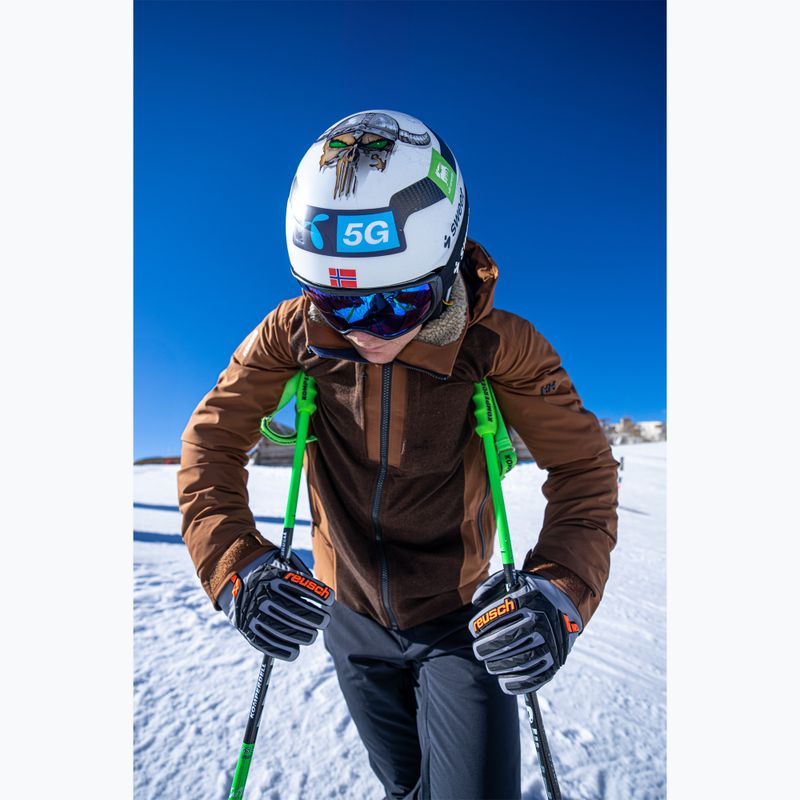 Рукавиці гірськолижні чоловічі Reusch Ultra steel grey / black / shoc 13