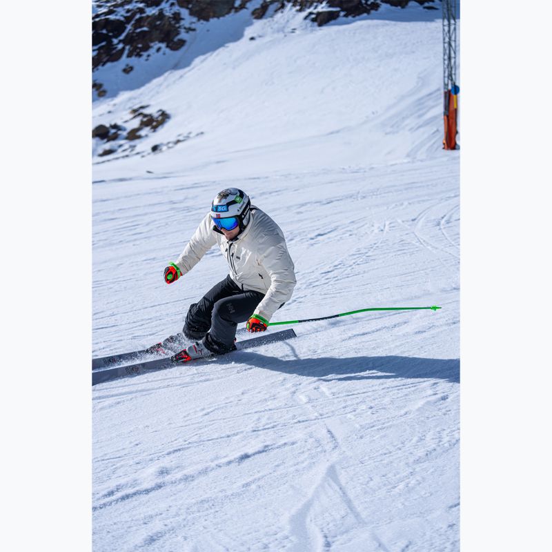 Чоловічі лижні рукавички Reusch Ultra black/fluo red 7