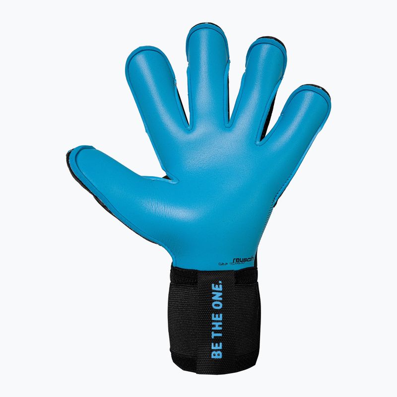 Рукавиці воротарські Reusch Attrakt Aqua Evolution black/shocking orange/aqua blue 3