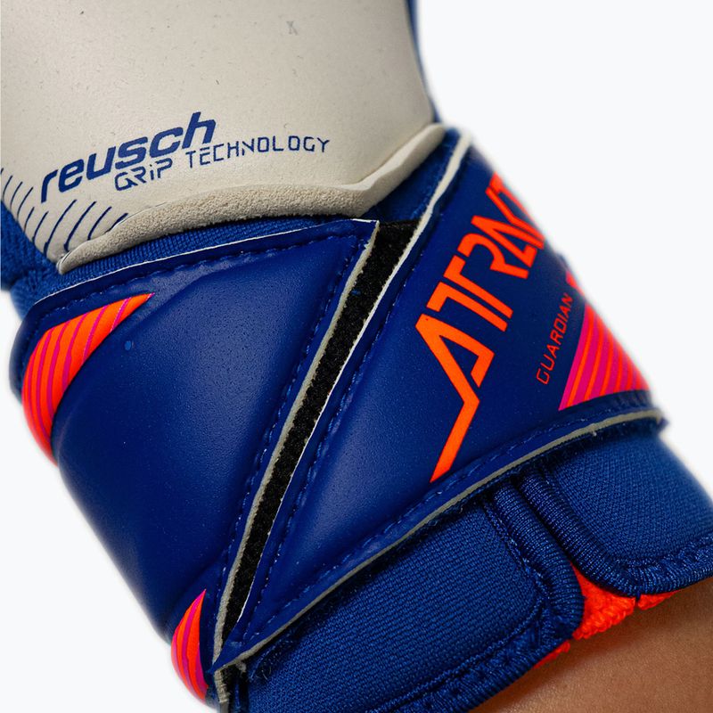 Рукавиці воротарські Reusch Attrakt Gold X Guardian sharp blue/white/shocking orange 8