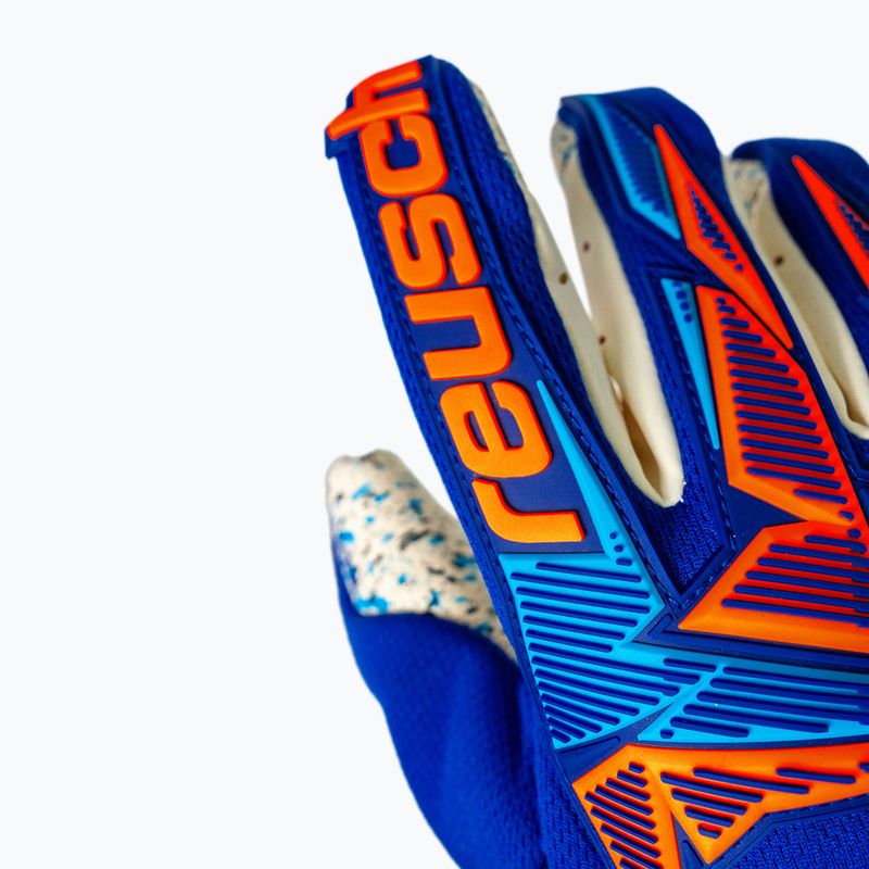 Рукавиці воротарські Reusch Attrakt Freegel Fusion Goaliator sharp blue/shocking orange 5