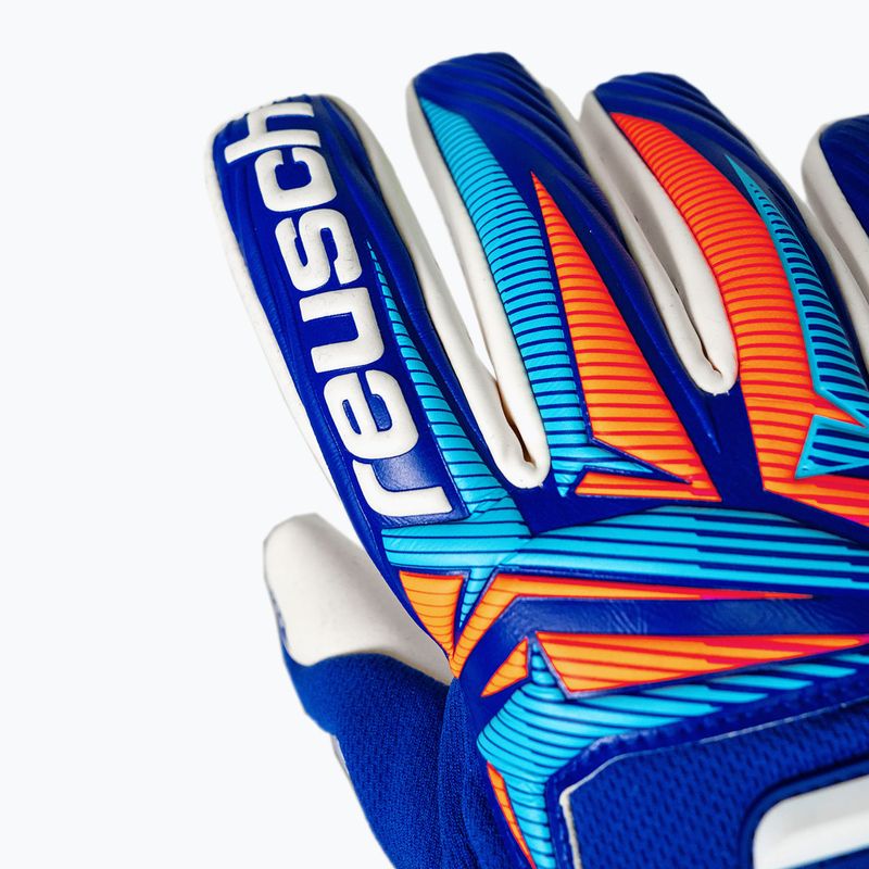 Рукавиці воротарські Reusch Attrakt Gold X NC Gravity sharp blue/white/shocking orange 5