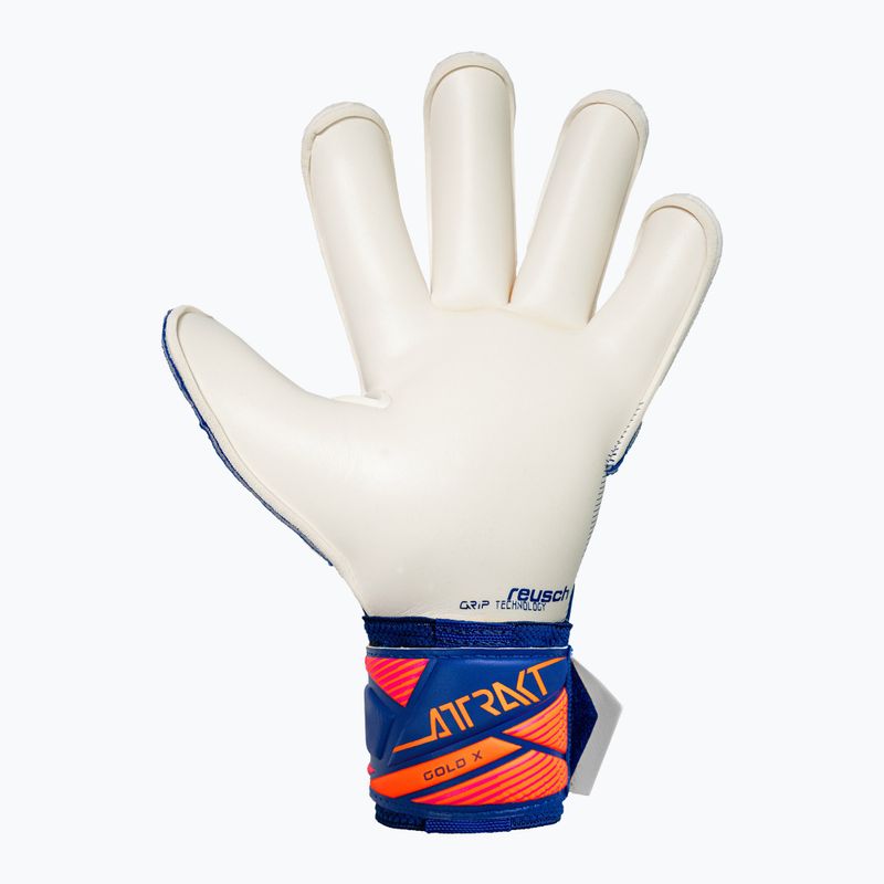Рукавиці воротарські Reusch Attrakt Gold X Roll Finger sharp blue/white/shocking orange 3