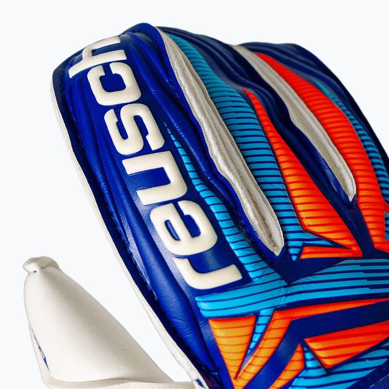 Рукавиці воротарські Reusch Attrakt Gold X Roll Finger sharp blue/white/shocking orange 5