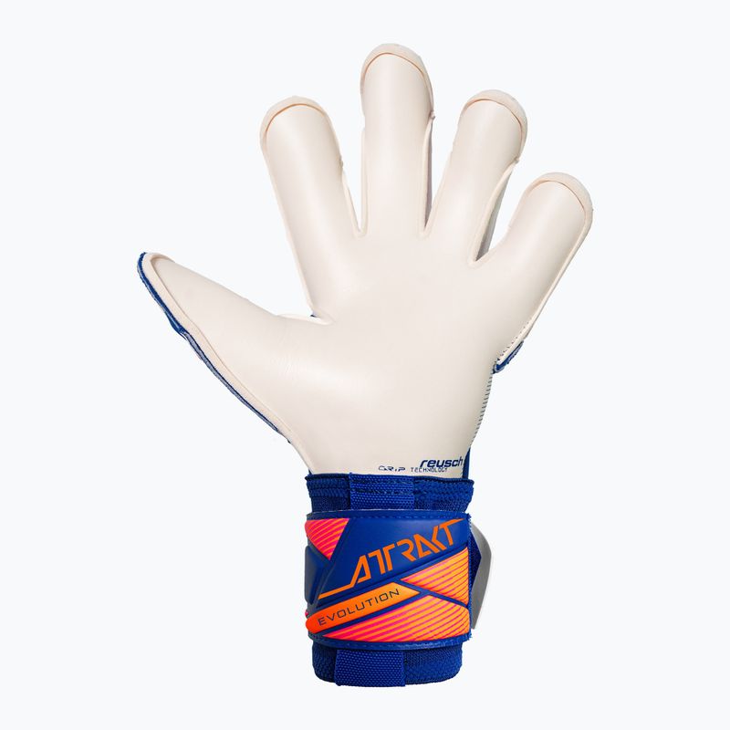 Рукавиці воротарські Reusch Attrakt Gold X Evolution sharp blue/white/shocking orange 3