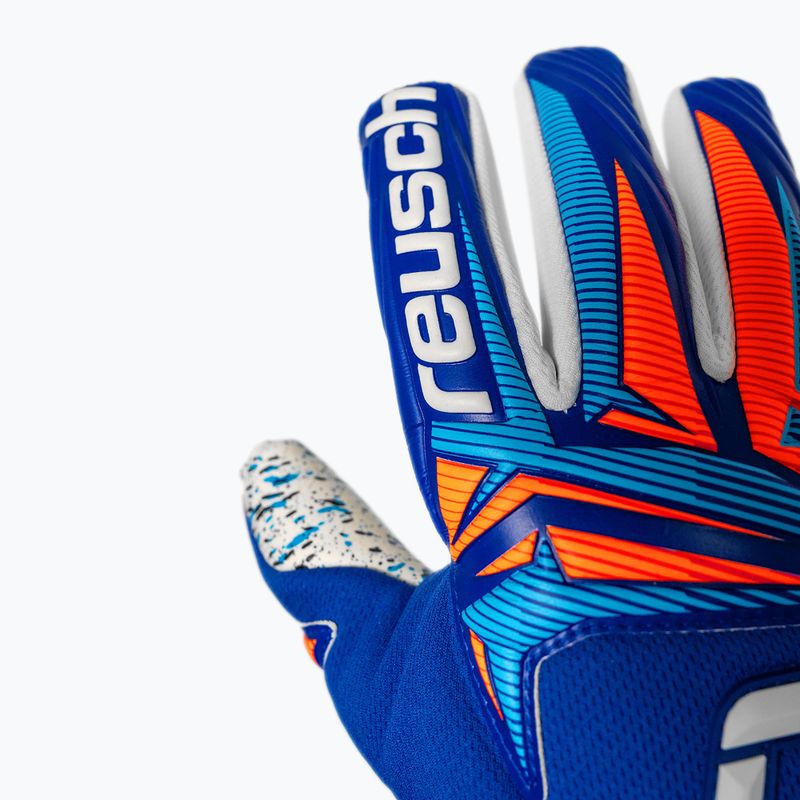 Рукавиці воротарські Reusch Attrakt Fusion NC sharp blue/white/shocking orange 6