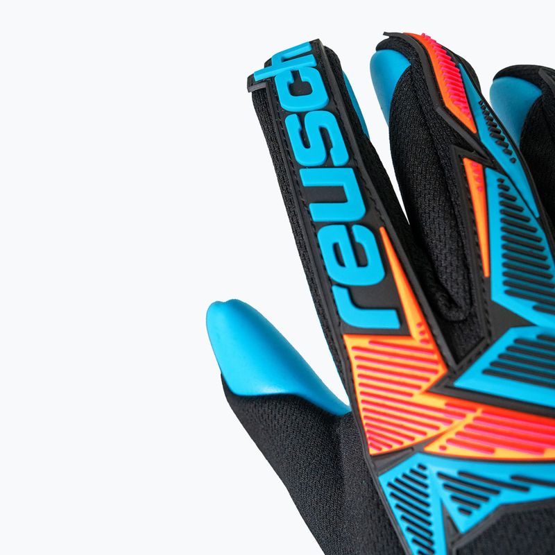 Рукавиці воротарські Reusch Attrakt Freegel Aqua black/shocking orange/aqua blue 7