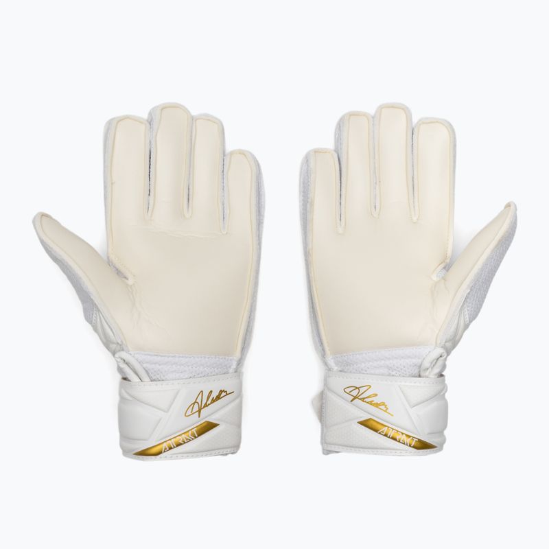 Рукавиці воротарські дитячі Reusch Attrakt AB1 Solid Junior white/gold 3