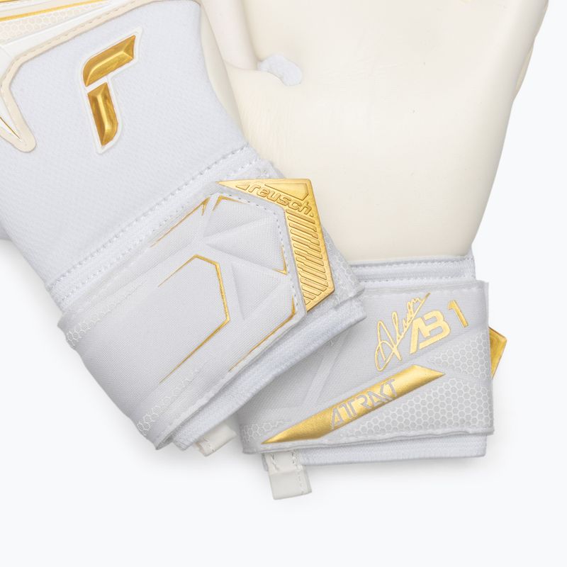 Рукавиці воротарські Reusch Attrakt AB1 Advance white/gold 5