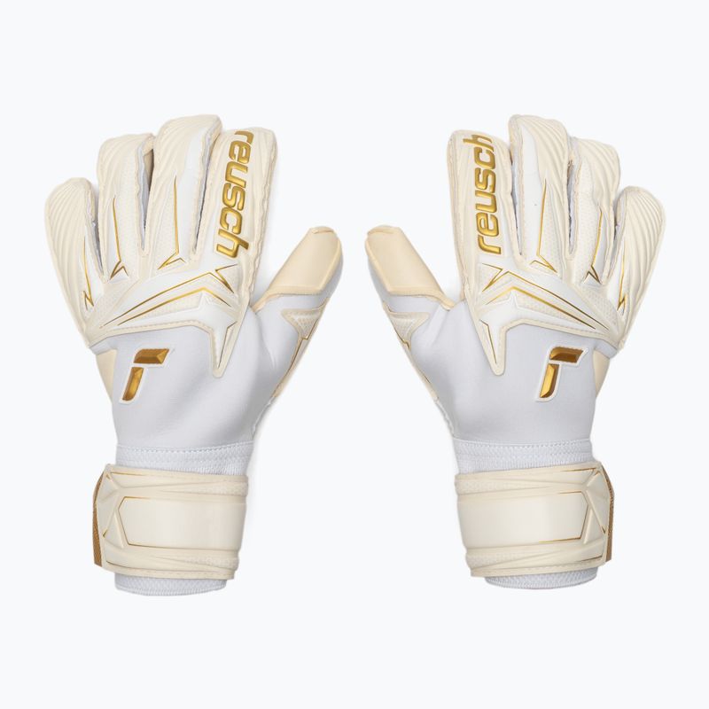 Рукавиці воротарські Reusch Attrakt AB1 Duo white/gold 2