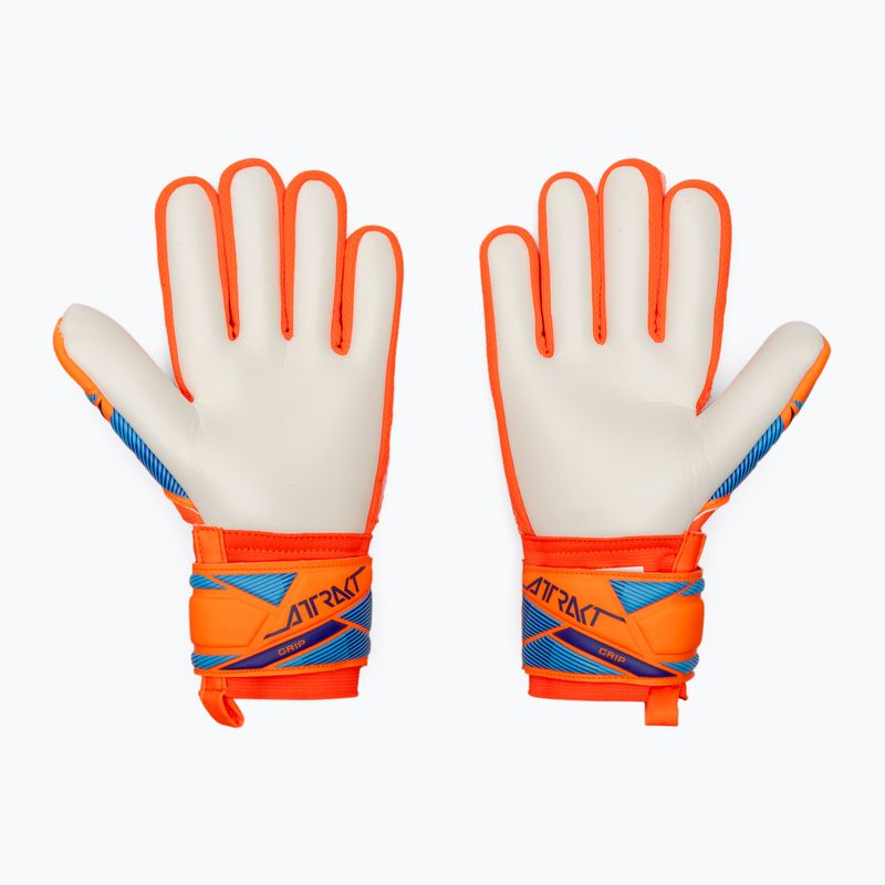 Рукавиці воротарські дитячі Reusch Attrakt Grip Junior shocking orange/blue 3